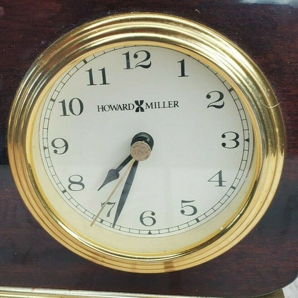Howard Miller Dark Brown Barometer And Clock Model # 645-225 Serial # 198886 - Picture 5 of 10